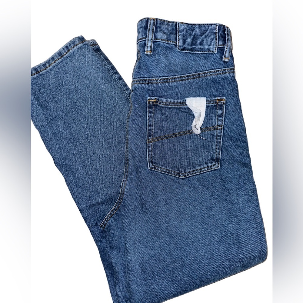 COLLUSION X ASOS STRAIGHT LEG HIGH RISE MOM JEANS